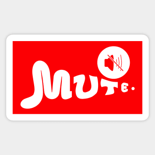 Mute Sticker